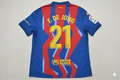 2026 Frankie De Jong 21- Barcelona Supercopa de España Football Jersey – Back View