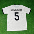 Franz Beckenbauer Deutschland 125 Jahre Sonderedition Weißes Germany Fußballtrikot Paradise Edition – Back View