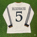 Franz Beckenbauer #5 Germany Long Sleeve Retro Football Jersey Collection – Back View