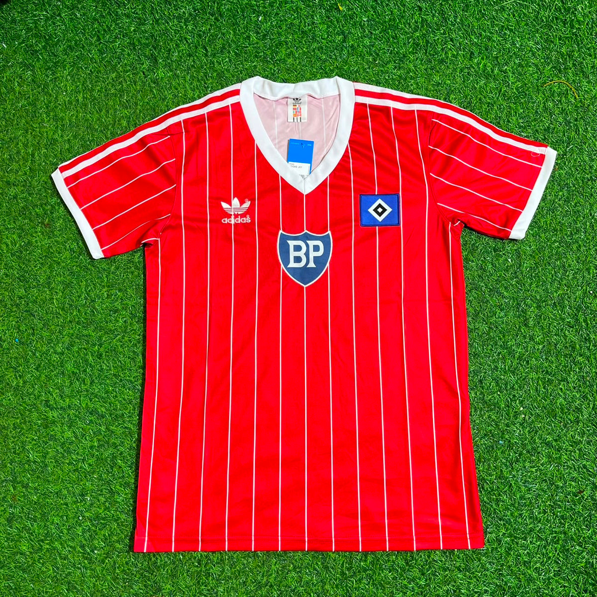 Franz Beckenbauer Hamburger SV Red Retro – Front View