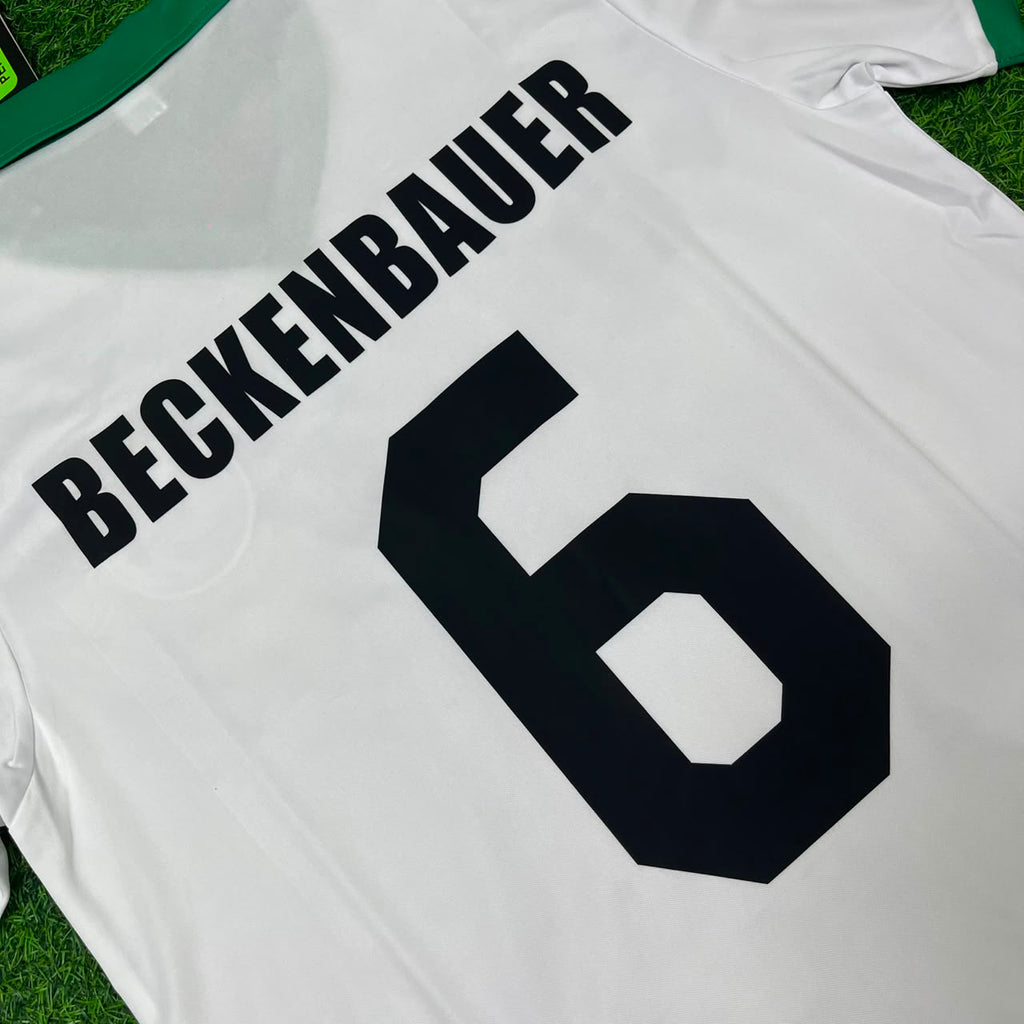 1977/80 Franz Beckenbauer New York Cosmos White Retro Football Jersey – Detailed View