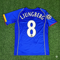 2004/05 Freddie Ljungberg Arsenal Blue Retro Football Jersey – Back View