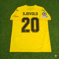 Fredrik Sjovold #20 Bodø/Glimt 2026 New Season Champions League Yellow Jersey – Back View