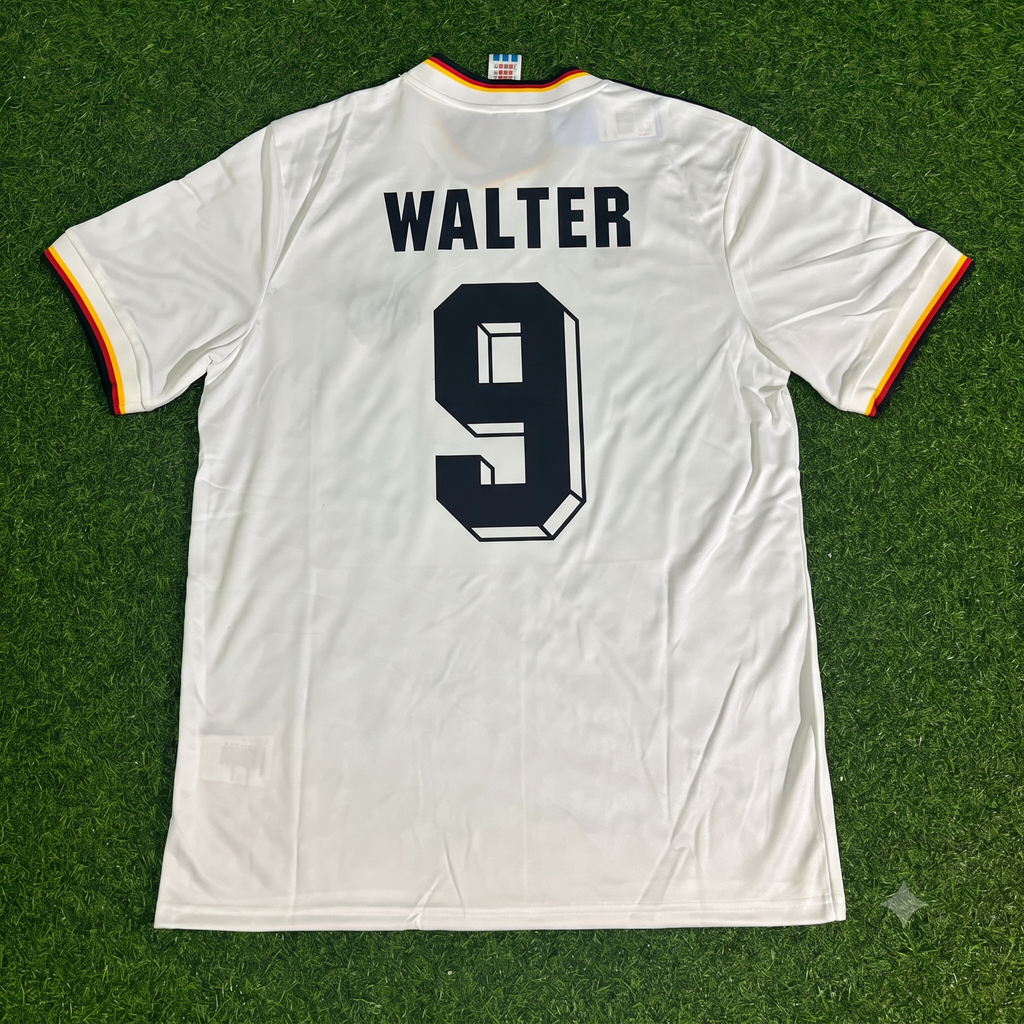 1986 Germany World Cup Fritz Walter Retro Football Jersey – Back View