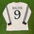 Fritz Walter Germany EURO 1996 Final Home Long Sleeve Retro Football Jersey (Copy) – Back View