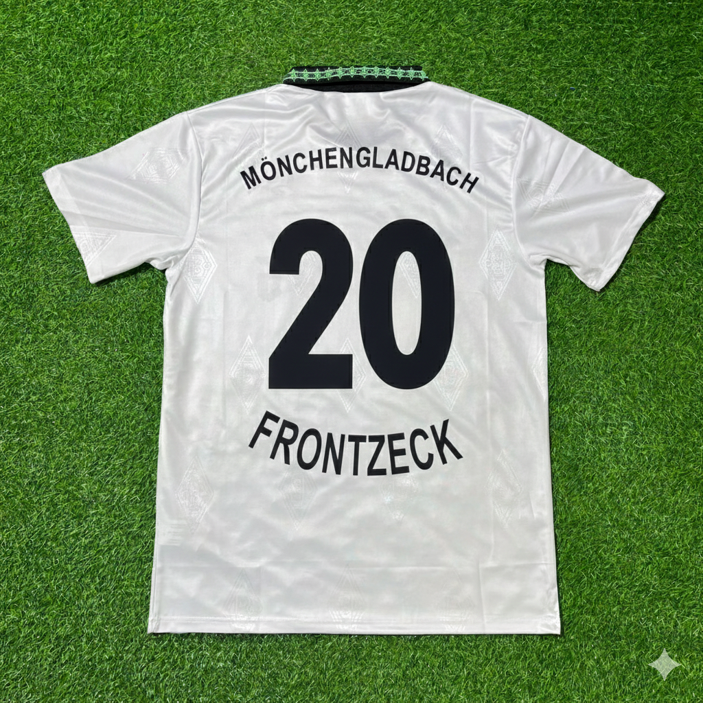 1995/96 Michael Frontzeck Borussia Mönchengladbach Retro Fußballtrikot Jersey – Back View