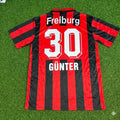 Christian Günter SC Freiburg Retro Football Jersey – Back View