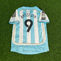 Argentina Retro Soccer Jersey – Gabriel Batistuta – Back View