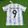 Gabriel Batistuta - Argentina Retro Kit Jersey – Back View