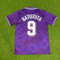 1992/93 Gabriel Batistuta #9 Fiorentina Season Home Retro Football Jersey – Back View