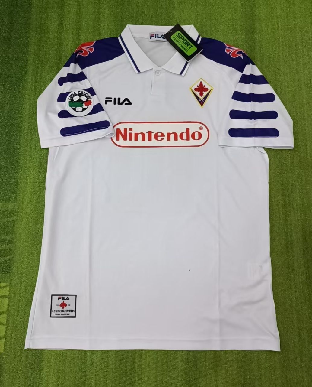 1998/99 Gabriel Batistuta Fiorentina Retro Football Jersey – Front View