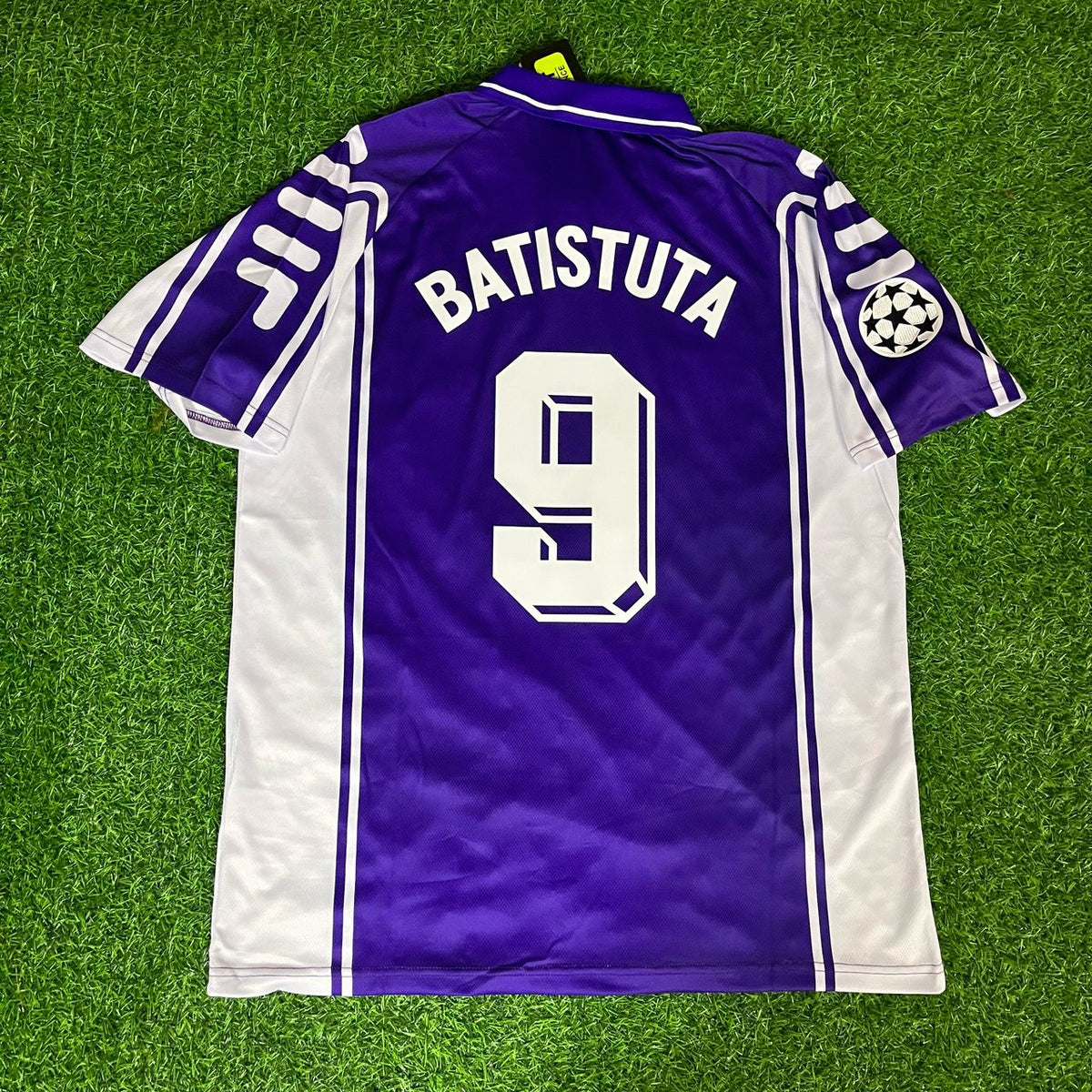 Gabriel Batistuta – Fiorentina 1999/00 Retro Jersey – | | – Back View