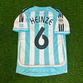 Argentina 2006 World Cup Retro Soccer Jersey – Gabriel Heinze – Back View