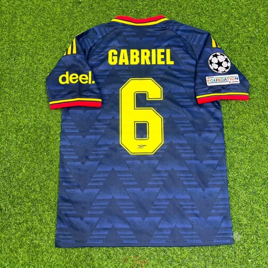 Gabriel Magalhaes Arsenal Away New Season 2027 Jersey Kit Soccer – Back View
