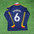 Gabriel dos Santos Magalhães #6 Arsenal Special Edition Long Sleeve Football Jersey – Back View