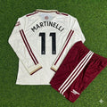 2026 Gabriel Martinelli #11 Arsenal Kids Long Sleeve Football Jersey Soccer – Back View
