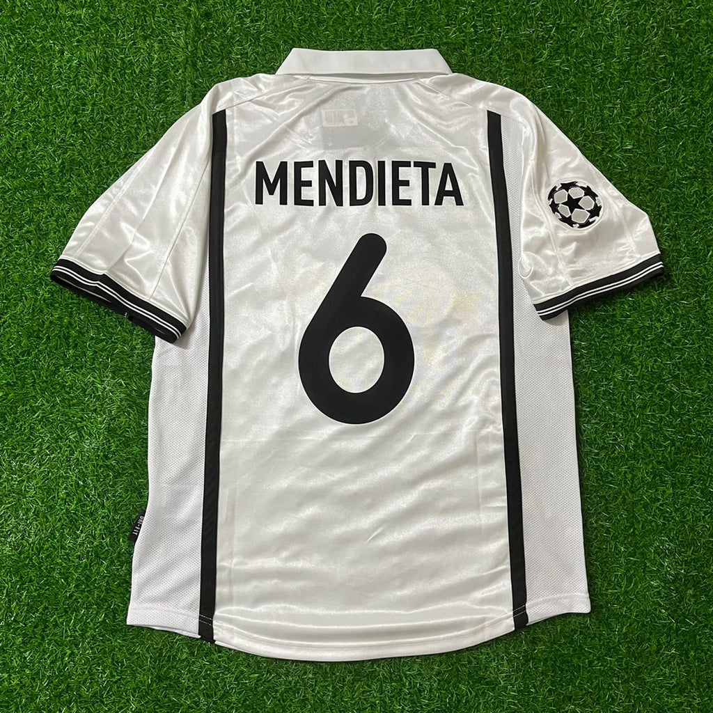 Gaizka Mendieta Valencia 2001 Milano Champions Final Retro Jersey – Back View