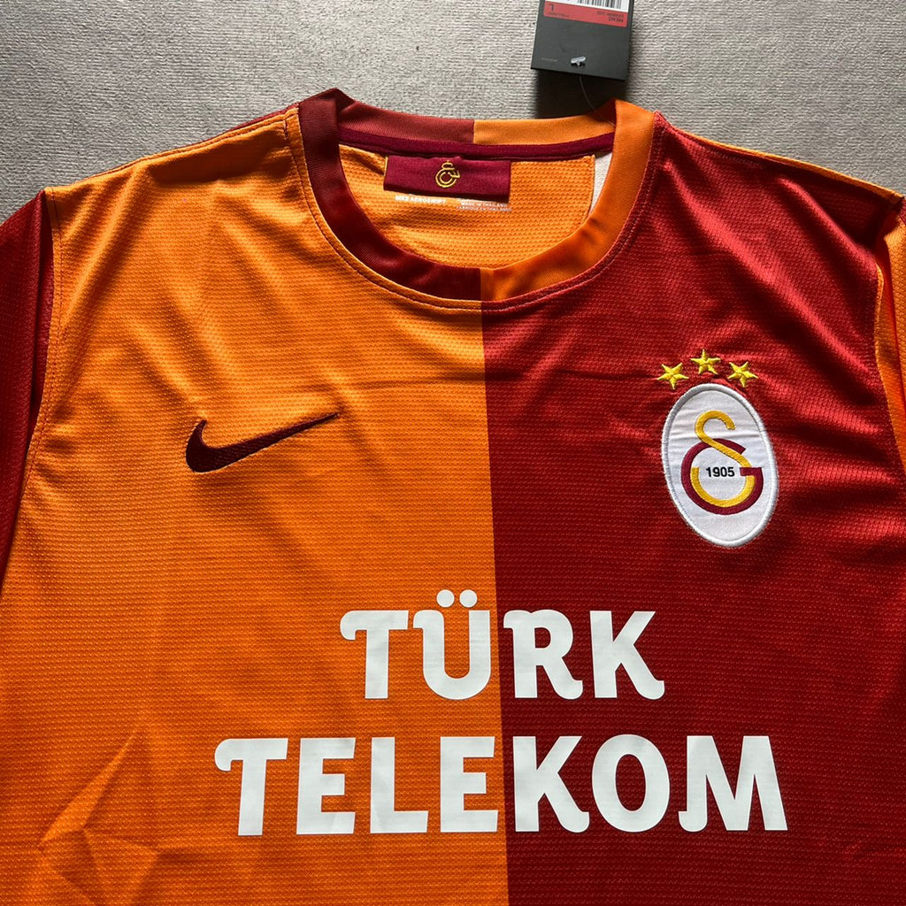 Didier Drogba #12 Galatasaray Retro 2012-2013 Sezonu Formasi Home Jersey – 4
