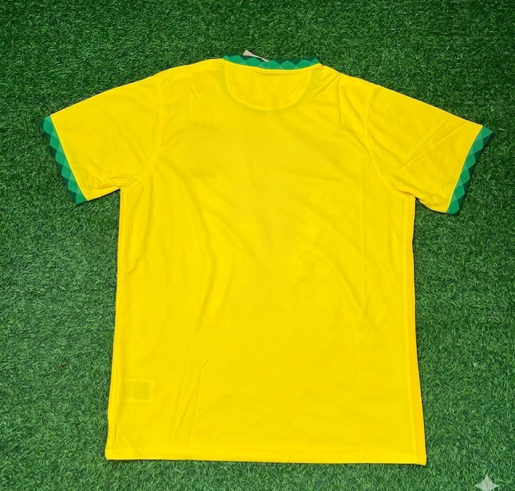 Brazil Retro Football Jersey – Front View