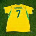 Garrincha Brazil Commemorative Special Retro Football Jersey – Back View