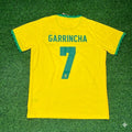 Garrincha Brazil Football Retro Football Jersey – Back View