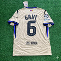 Barcelona 2025/2026 Season Kit Jersey – Gavi – Back View