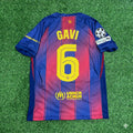 Barcelona 2025/2026 Season Kit Jersey – Gavi – Back View