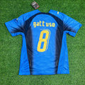 Gennaro Gattuso #8 - Italy 2006 World Cup Final Retro Jersey – Back View