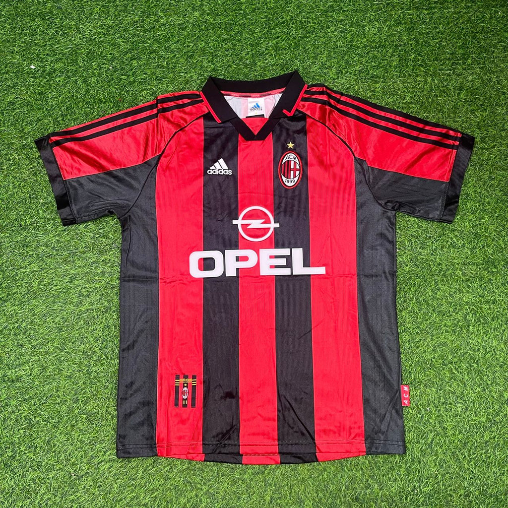 AC Milan 1999/00 Retro Football Jersey – Gennaro Gattuso – Front View