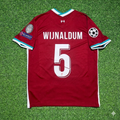 Liverpool 2019 2020 Home Retro Football Jersey – Georginio Wijnaldum 5# – Back View