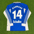 Gerald Asamoah #14 Schalke 04 1998/00 Langarm Retro – Back View