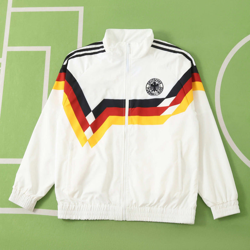 1990 Germany Deutschland Retro Windbreaker Jersey – Back View