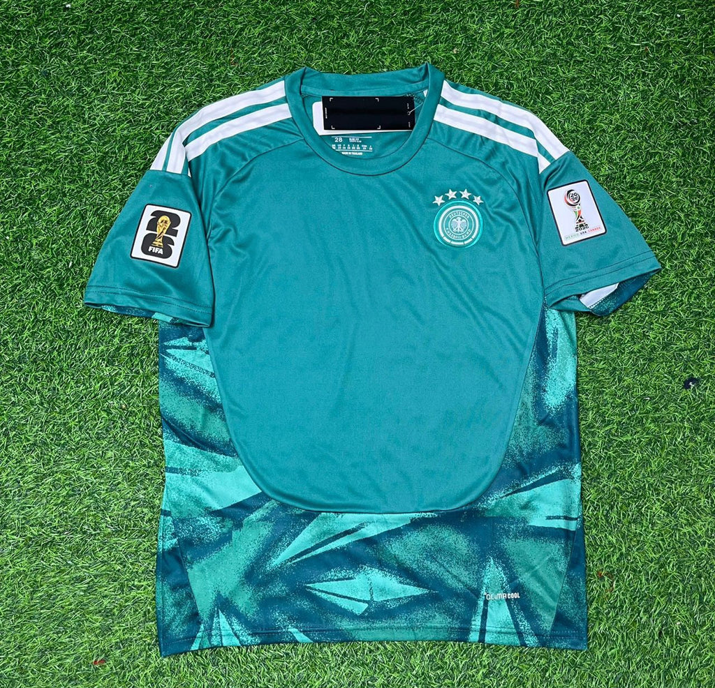 Germany 2026 World Cup Goalkeeper Green Football Jersey – Front View
