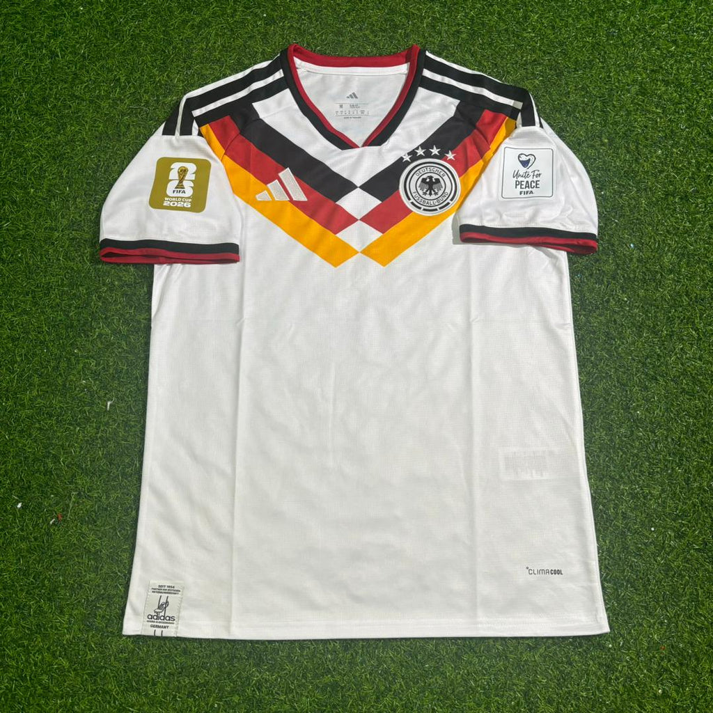 Germany 2026 World Cup White Football Jersey – Front View