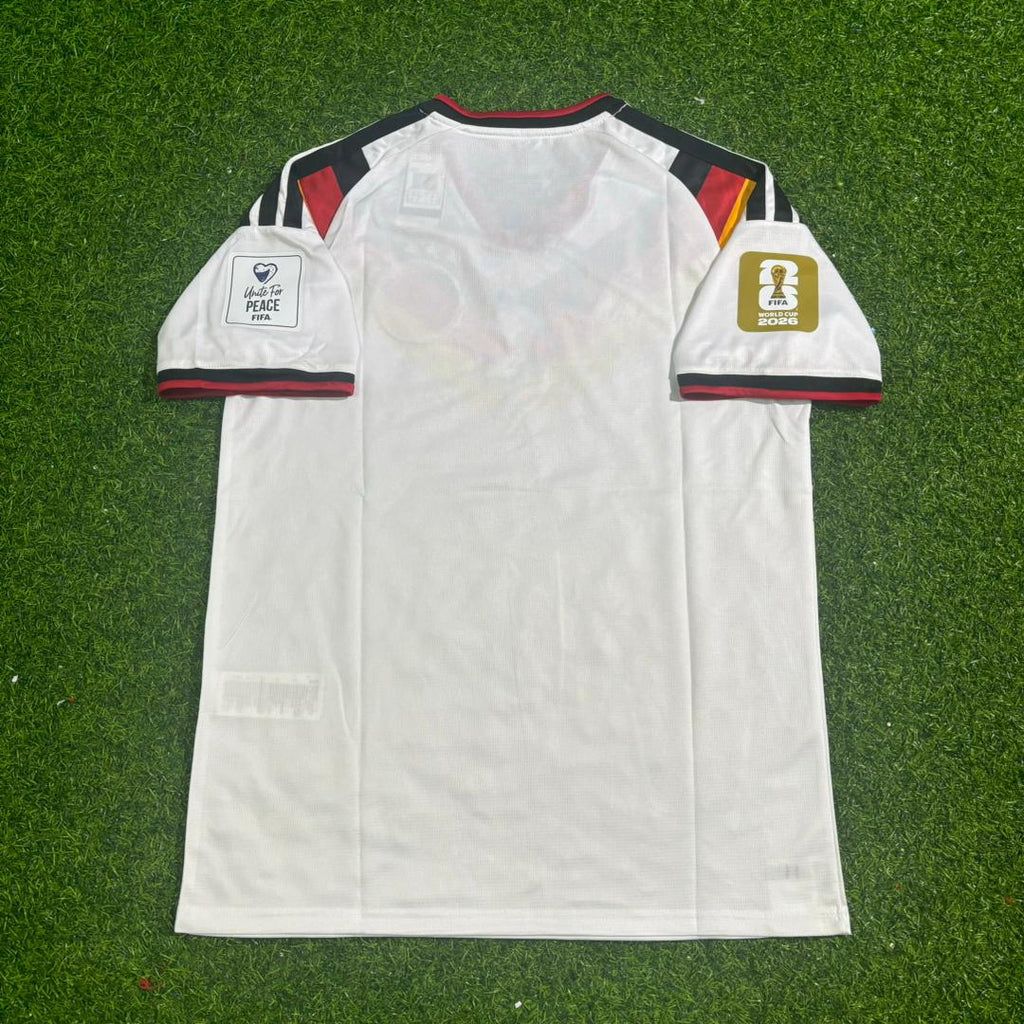 Germany 2026 World Cup White Football Jersey – Back View