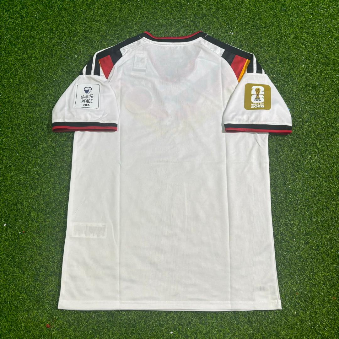 Germany 2026 World Cup White Football Jersey – Back View