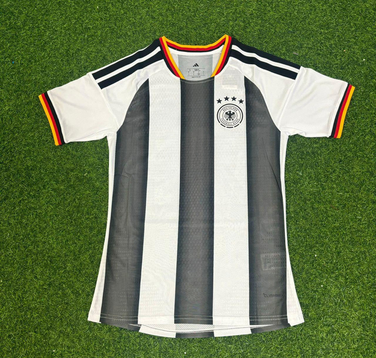 Germany Stripe Special Edition Black White 2026 World Cup Jersey – Front View