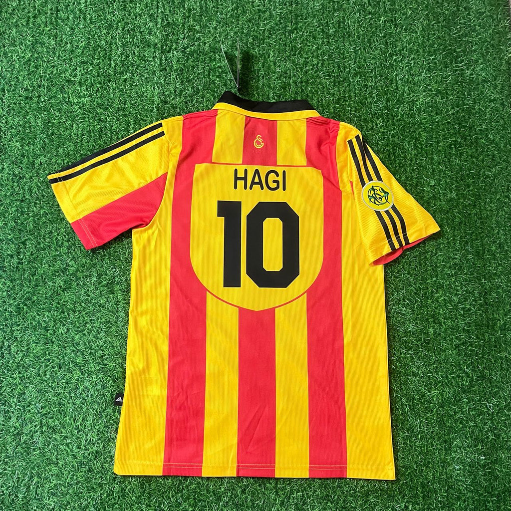 2000 Galatasaray Gheorge Hagi UEFA Retro Nostalji Formasi Football Home Football Jersey – Back View