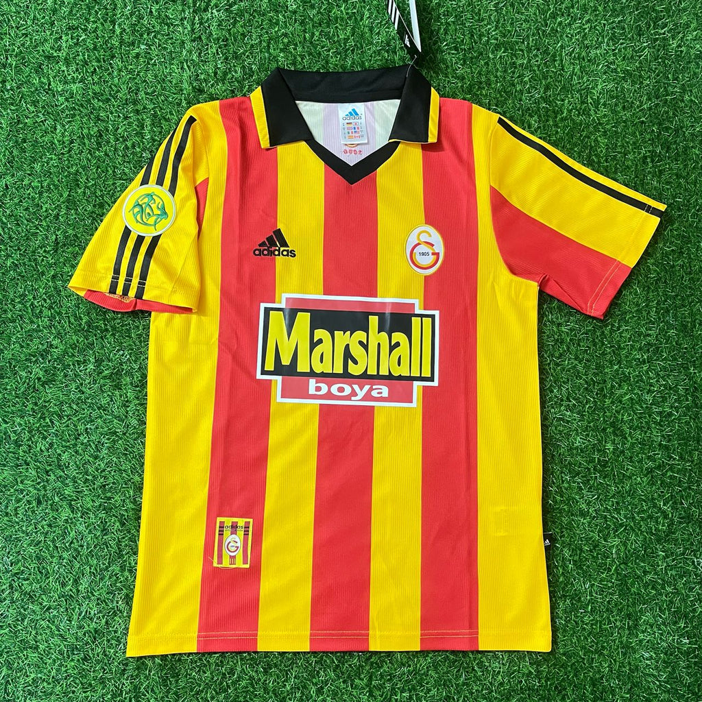 2000 Galatasaray Gheorge Hagi UEFA Retro Nostalji Formasi Football Home Football Jersey – Front View