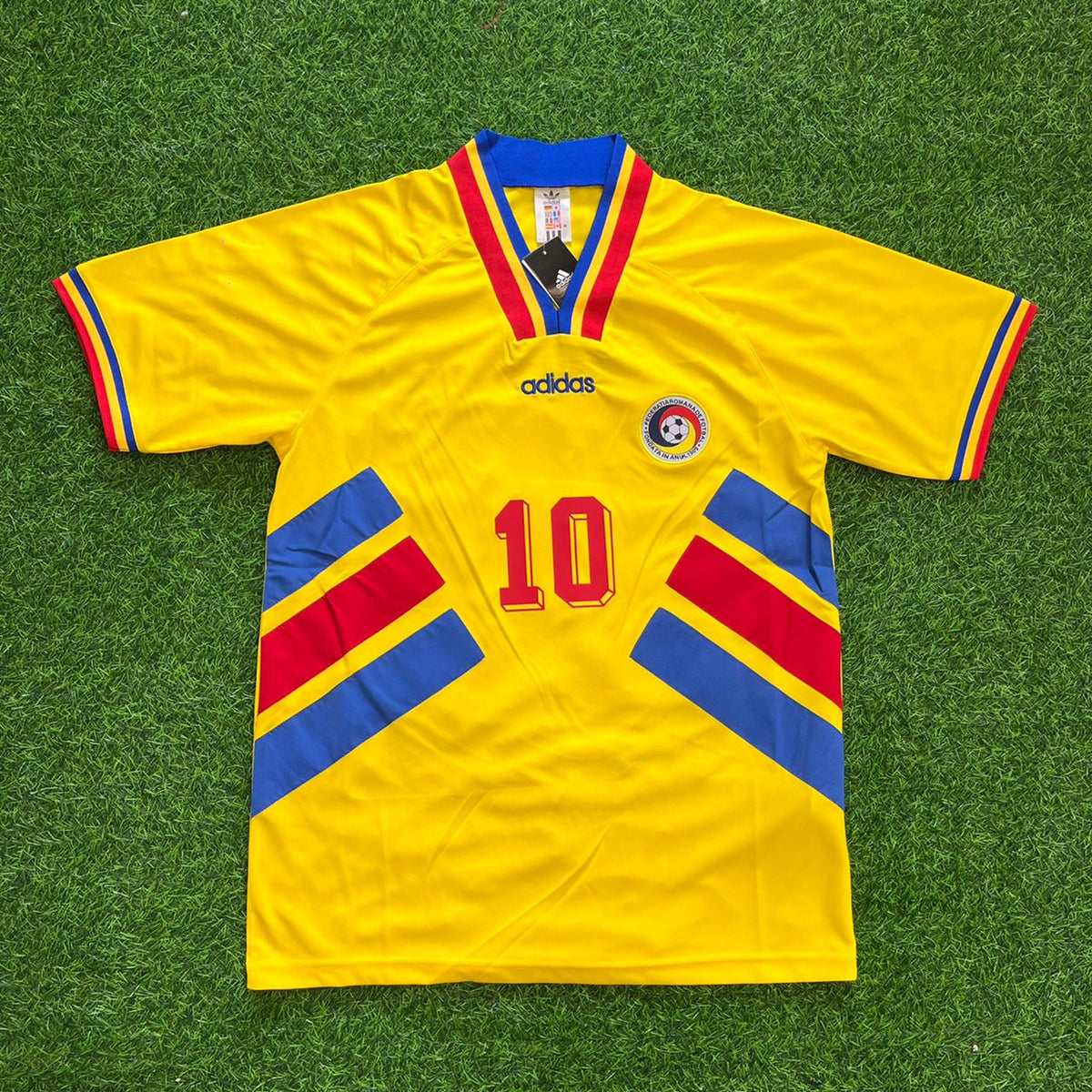Gheorghe Hagi Romania Retro 1994 Jersey – Front View
