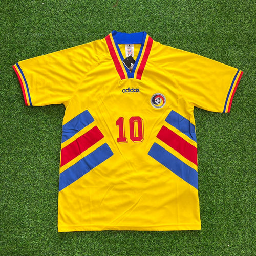 1994 Romania Retro Jersey – Gheorghe Hagi – Front View