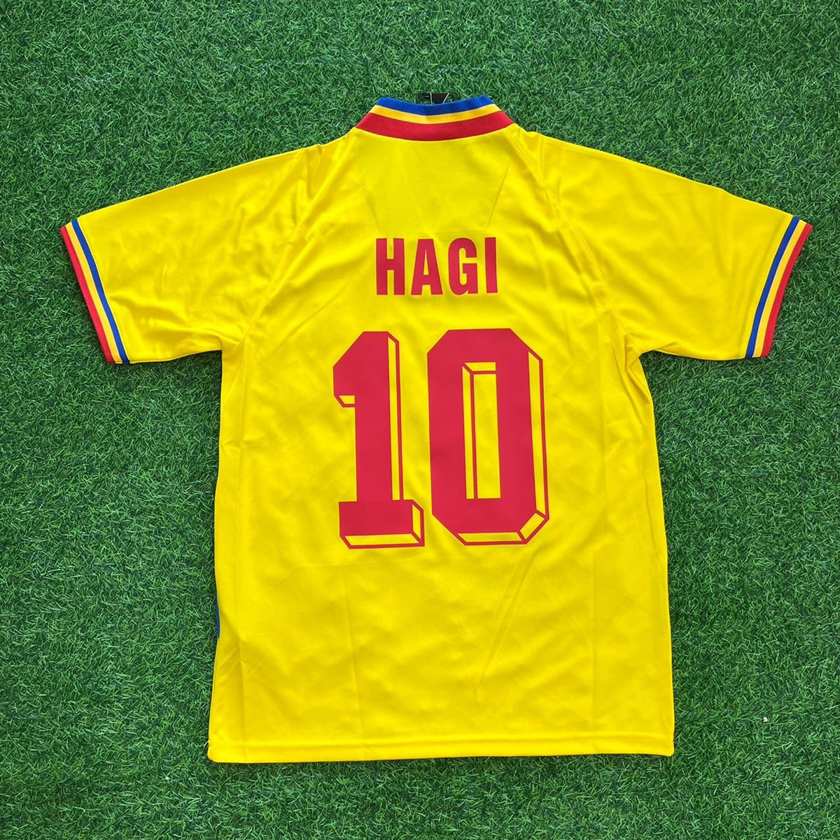 Gheorghe Hagi Romania Retro 1994 Jersey – Back View