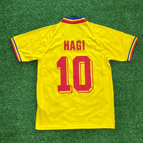 1994 Romania Retro Jersey – Gheorghe Hagi – Back View