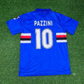 Giampaolo Pazzini Sampdoria Special Retro Football Jersey – Back View