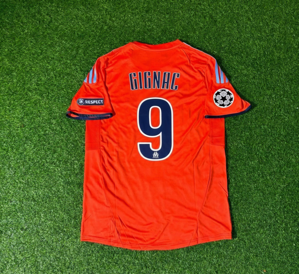 Andre-Pierre Gignac Marseille Retro Football Jersey Collection – Back View