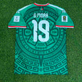Mexico 2026 World Cup Home Green Football Jersey – Gilberto Mora – Back View
