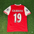 Arsenal 2006/2008 Season Retro Jersey – Gilberto Silva #19 – Back View