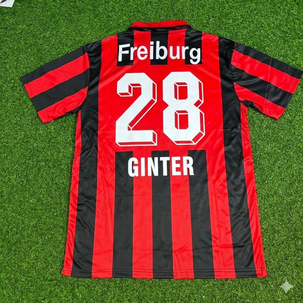 Matthias Ginter SC Freiburg Retro Football Jersey – Back View