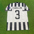 2014 Giorgio Chiellini 3 Juventus 2015 Retro Football Jersey Collection – Back View
