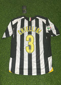Giorgio Chiellini Juventus 2005-2006 Retro Jersey | Kit | | – Back View
